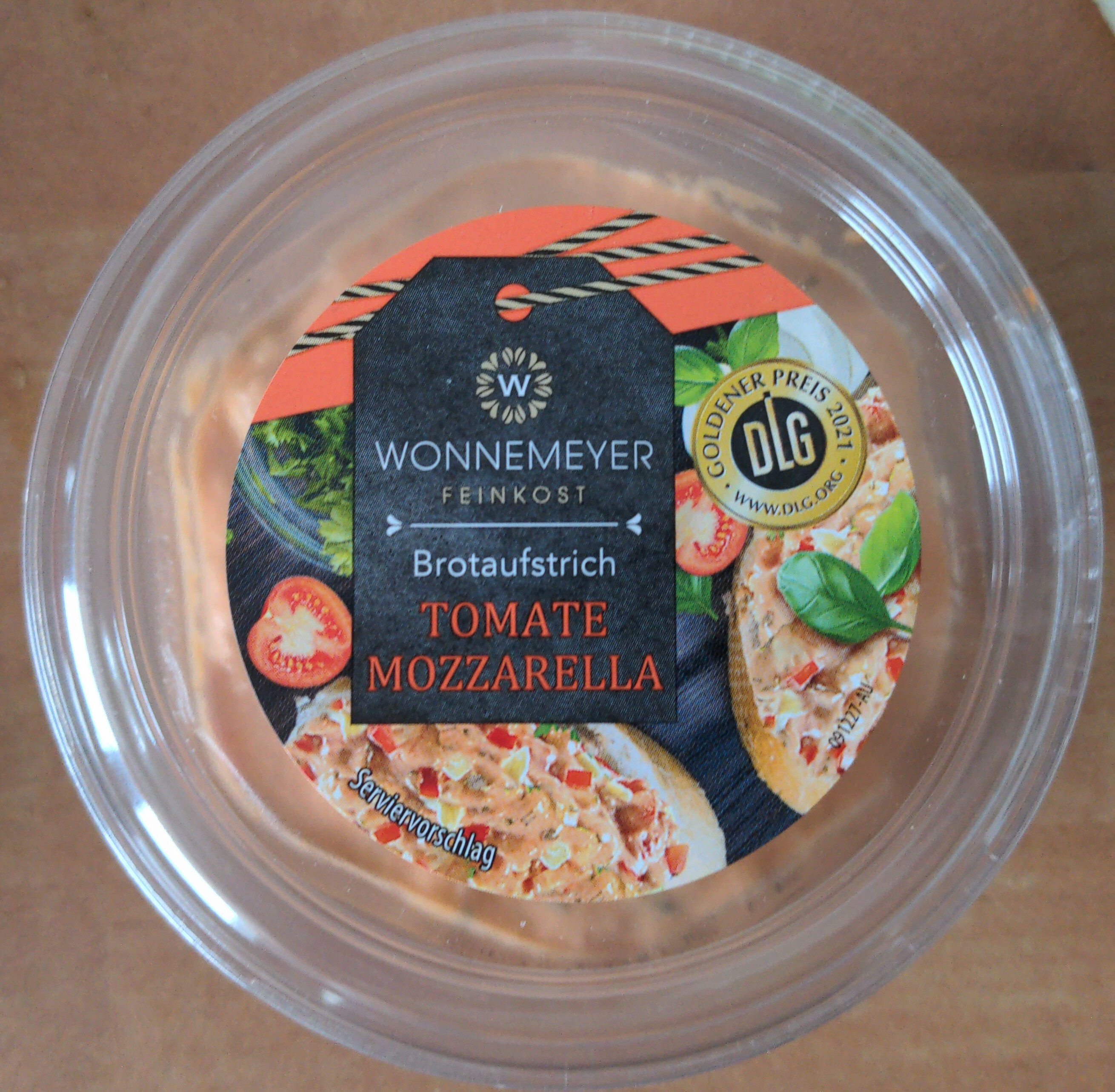 Brotaufstrich Tomate-Mozzarella - Producto - de