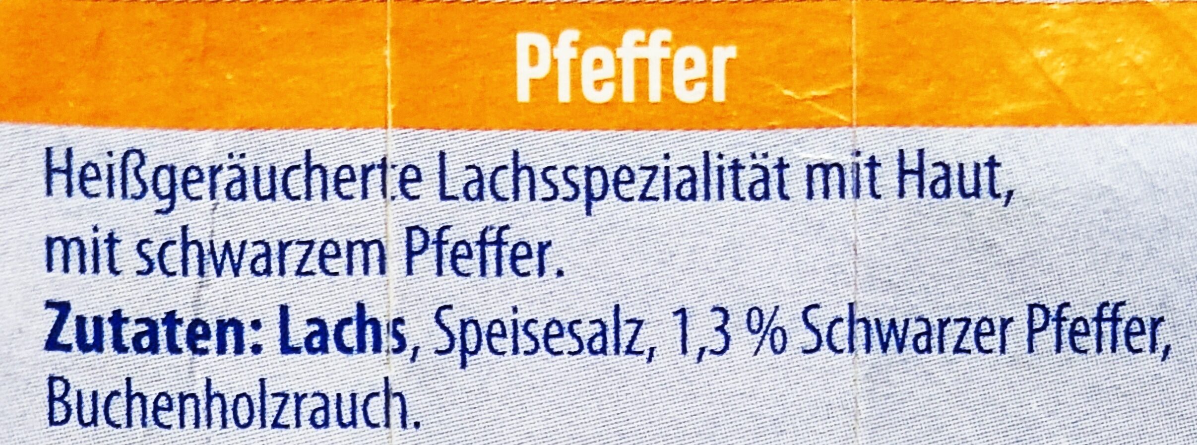 Stremellachs - Pfeffer - Ingredients - de