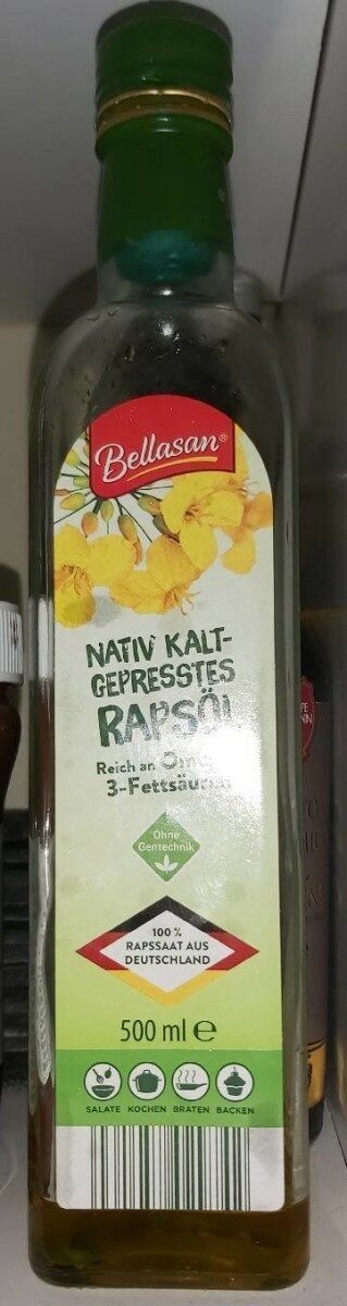 Nativ kaltgepresstes Rapsöl - Produkt
