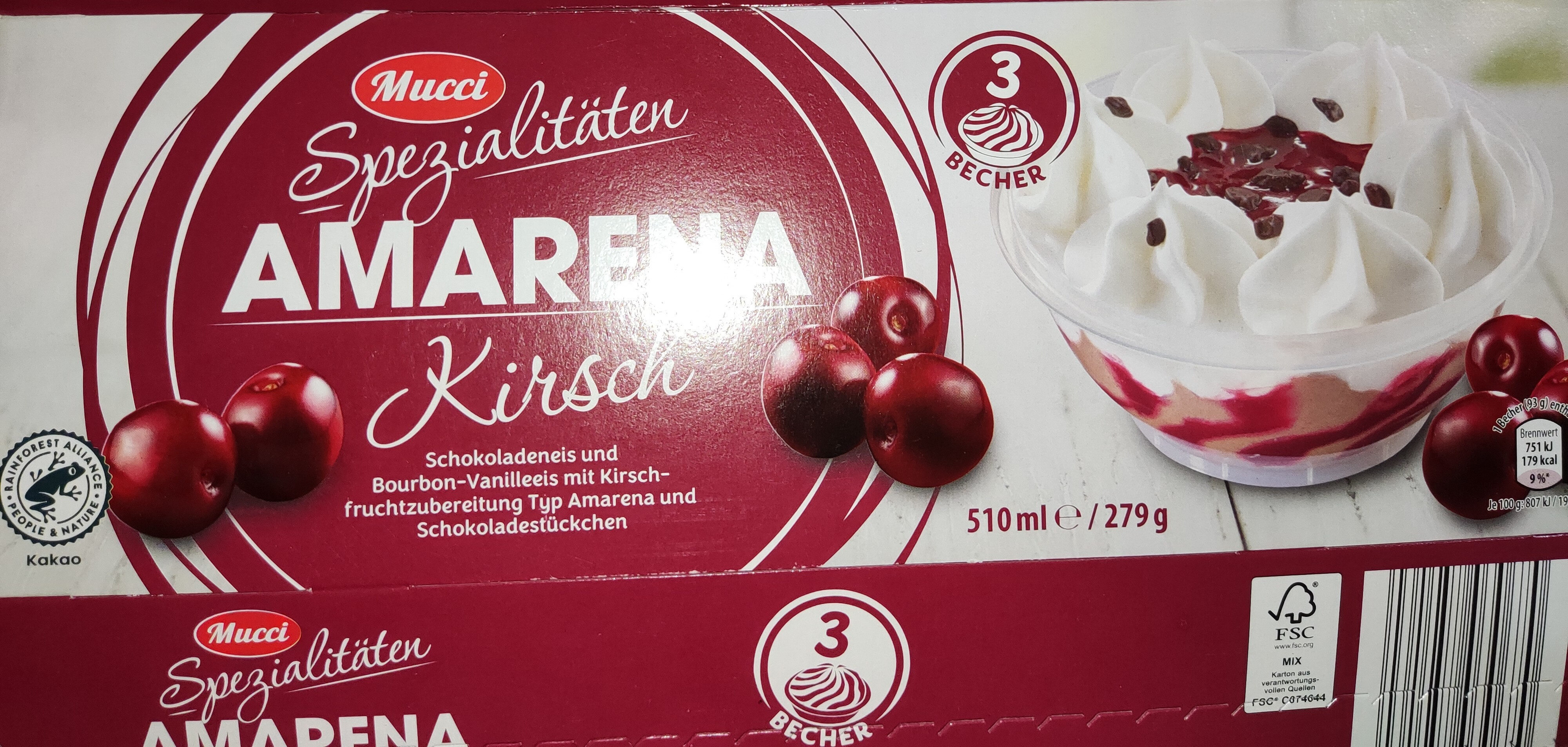 Spezialitätenbecher - Amarena-Kirsch - Produkt