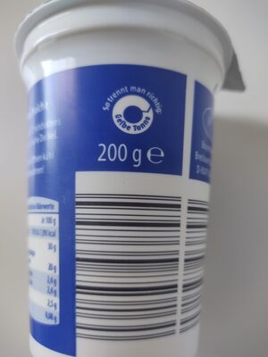 Crème fraiche 30% Fett - Wiederverwertungsanweisungen und/oder Verpackungsinformationen