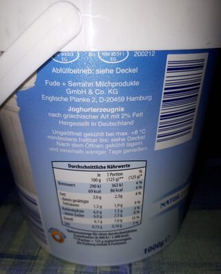 ALDI LYTTOS Joghurt nach griechischer Art  Yogri, 2 % Fett   Aus der Kühlung Dauertiefpreis 2.39 1.99 1-kg-Becher kg = 1.99 - Zutaten