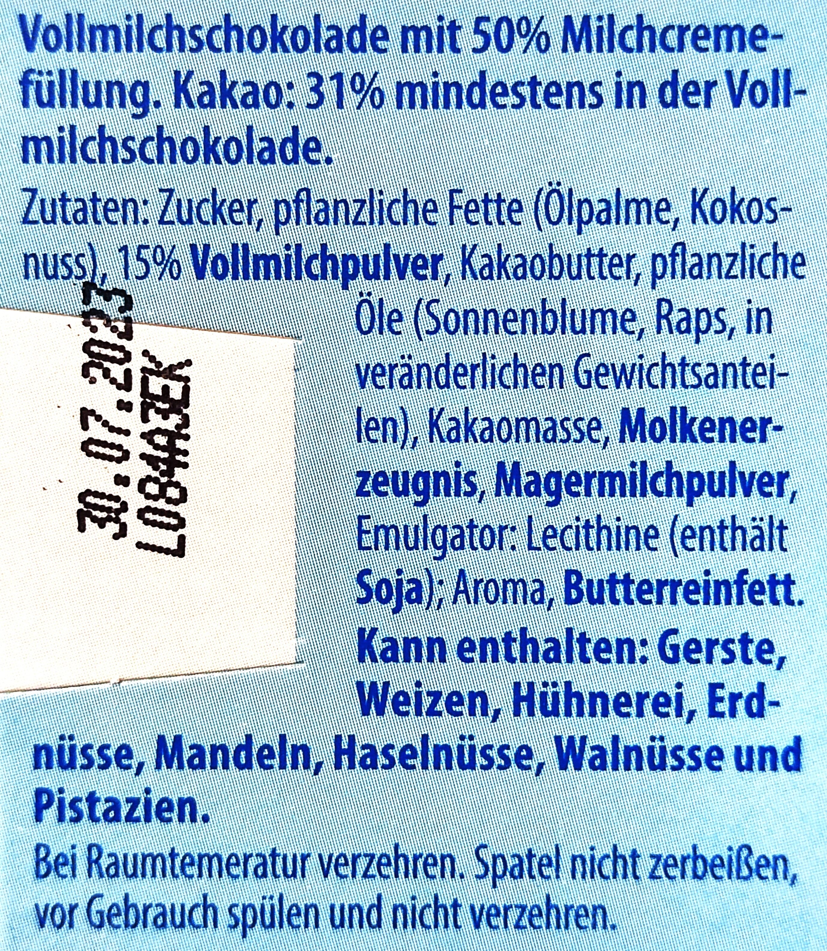 Löffelei - Milchcreme - Ingredients - de