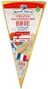 ALDI ROI DE TREFLE Brie-Spitze  Original französisch; im Stück gereift;      Würzig-cremig, 60 % Fett i. Tr.  Aus der Kühlung 1.99 200-g-Stück kg = 9.95 - Produkt