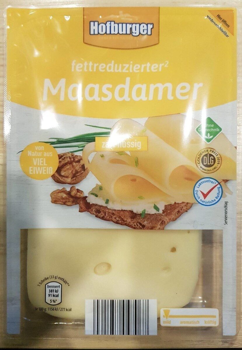 Fettreduzierter Maasdamer zart-nussig - Product