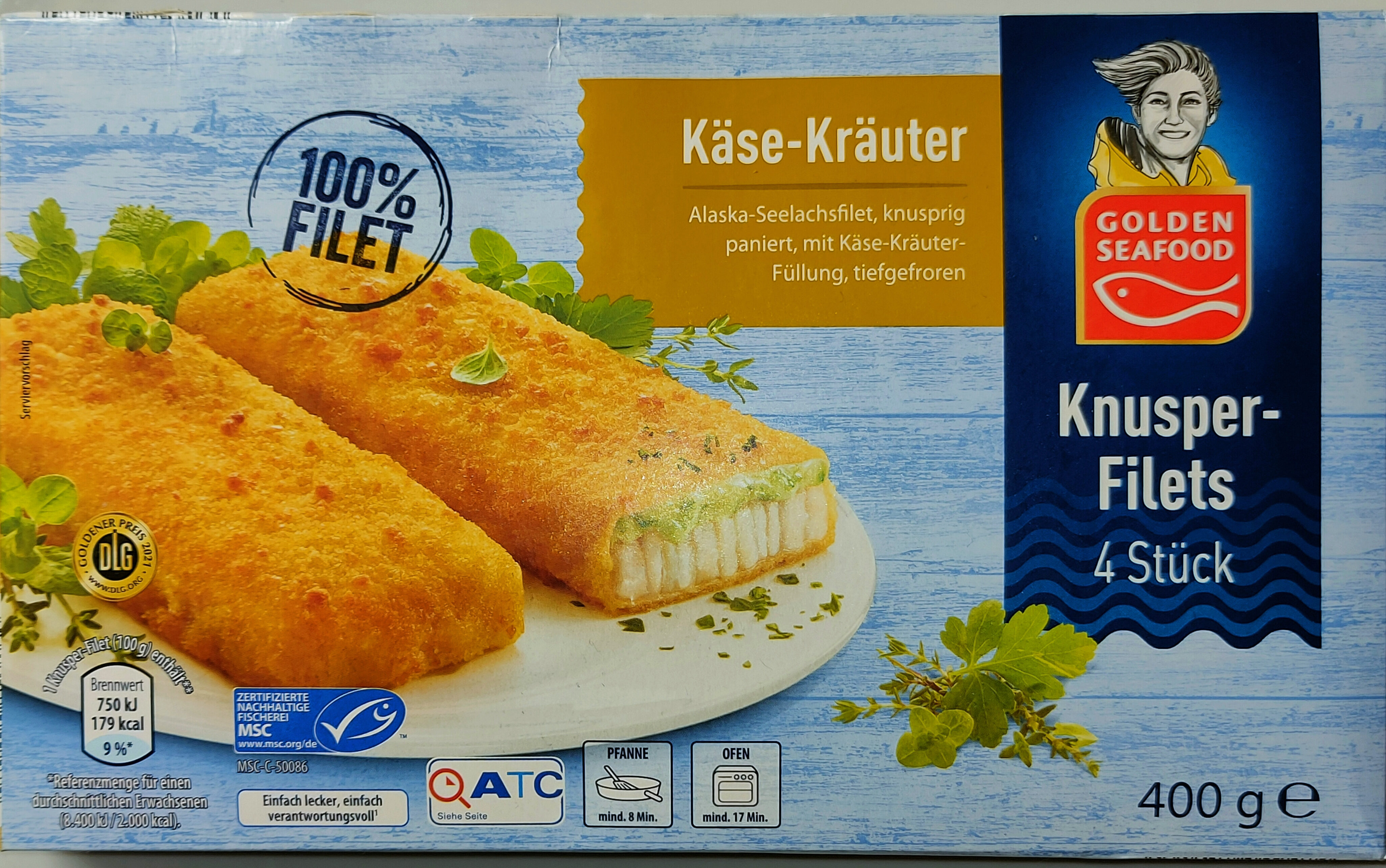 Knusper-Filets - Käse-Kräuter - Produkt