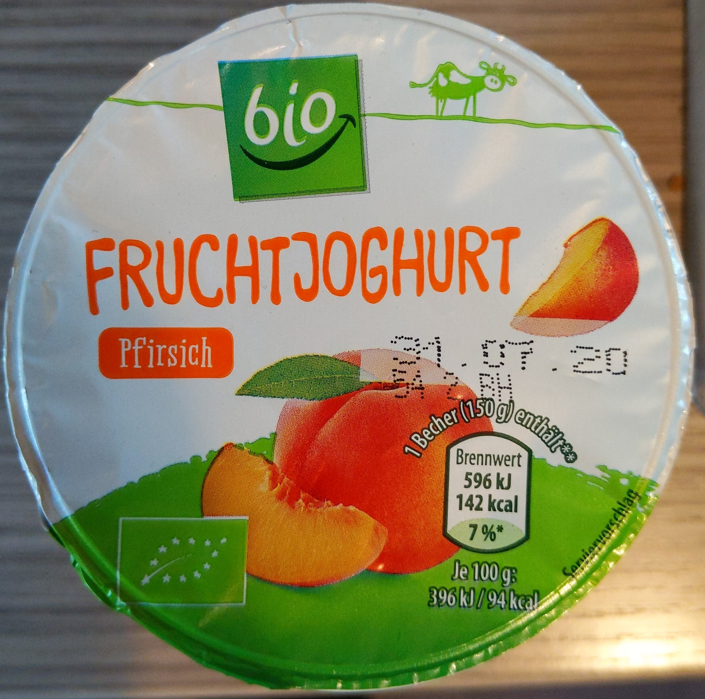 Fruchtjoghurt Pfirsich - Producto - de