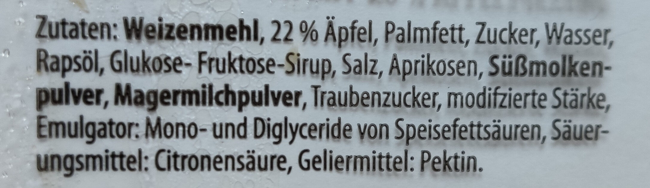 Apfeltaschen - Ingredients - de