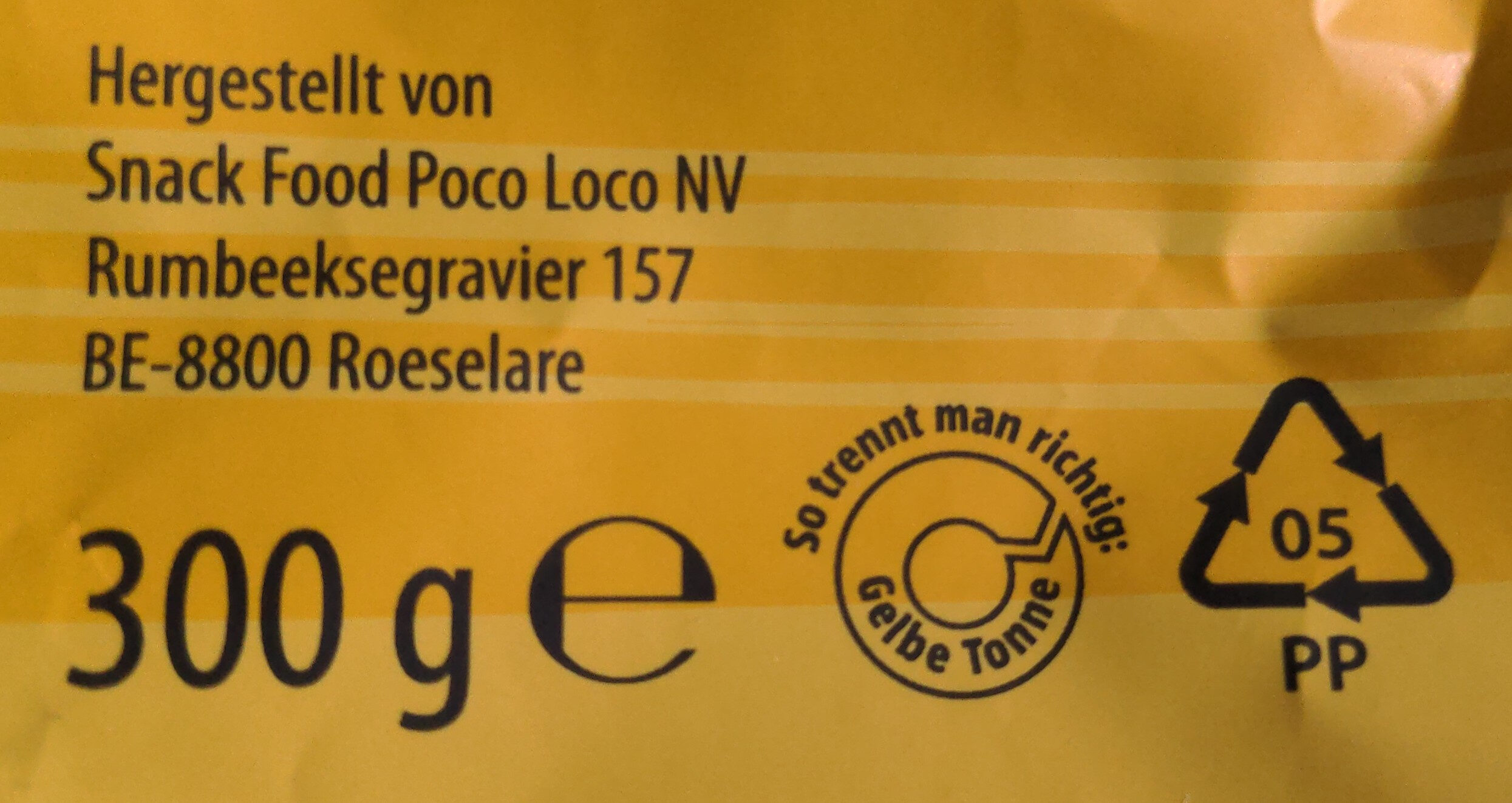 Tortilla Chips Käse - Recycling instructions and/or packaging information - de