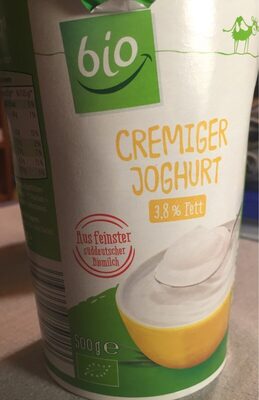 Cremiger Bio-Joghurt mild - 3,8 % Fett - Produit