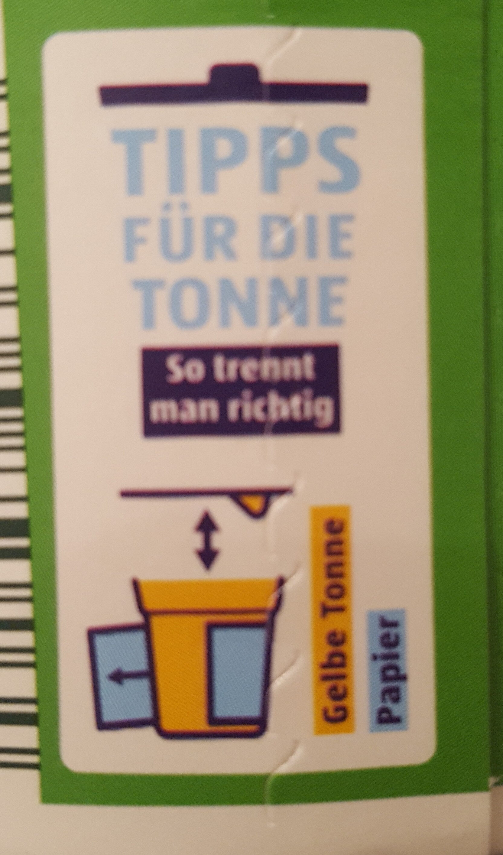 Cremiger Bio-Joghurt mild - 3,8 % Fett - Instruction de recyclage et/ou informations d'emballage