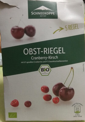 Obst-Riegel Cranberry-Kirsch - Produit