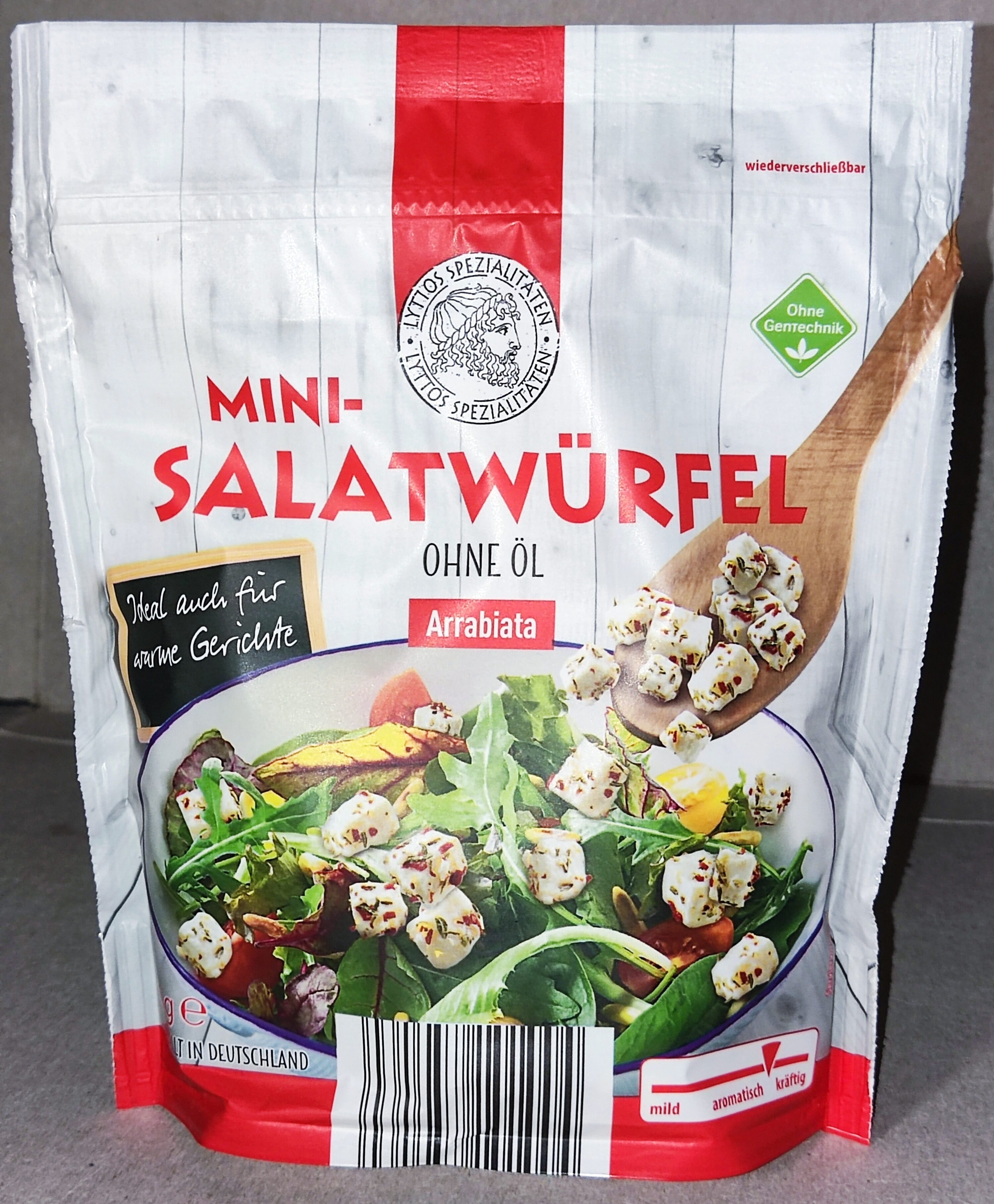 Mini-Salatwürfel ohne Öl - Arrabiata - Produkt