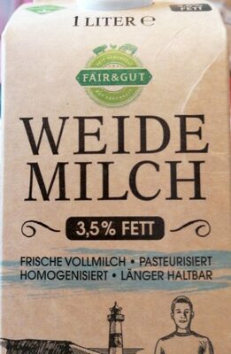 Weidemilch 3,5% Fett - Produkt