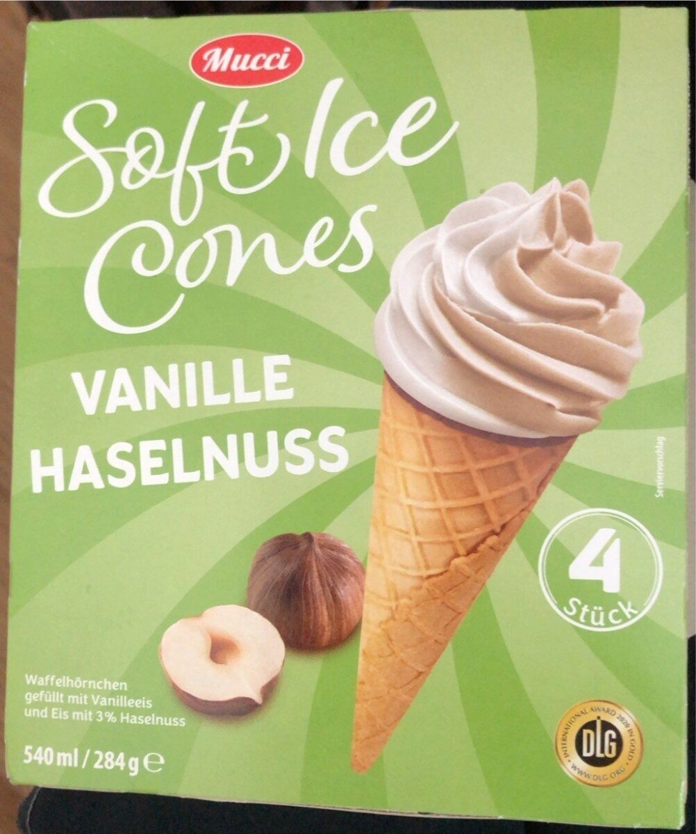 Soft Ice Cones Haselnuss - Produkt