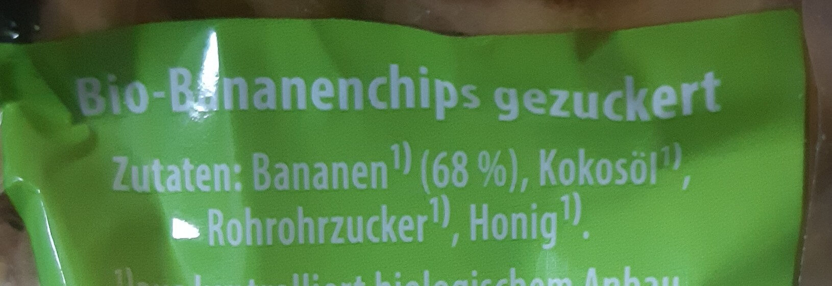 Bananenchips - Ingredients - de