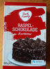 Raspel-Schokolade - Produkt