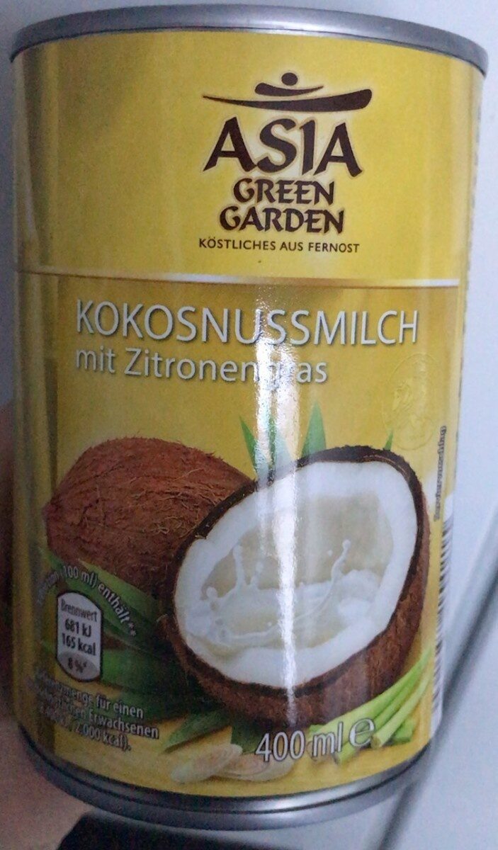 Kokosnussmilch - Zitronengras - Produkt