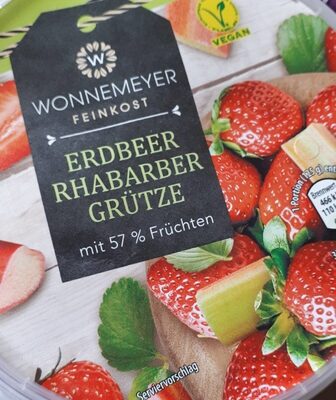Erdbeer-Rhabarber-Grütze - Produkt