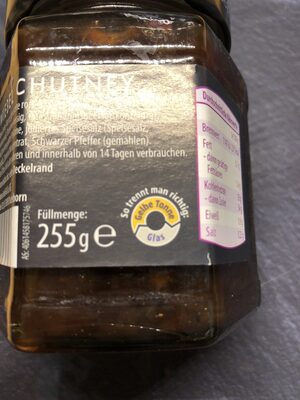 Chutney - Zwiebel - Recycling instructions and/or packaging information - de