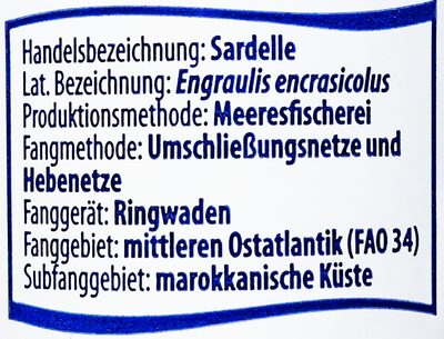 Sardellenfilets - Natur - Recycling instructions and/or packaging information - de