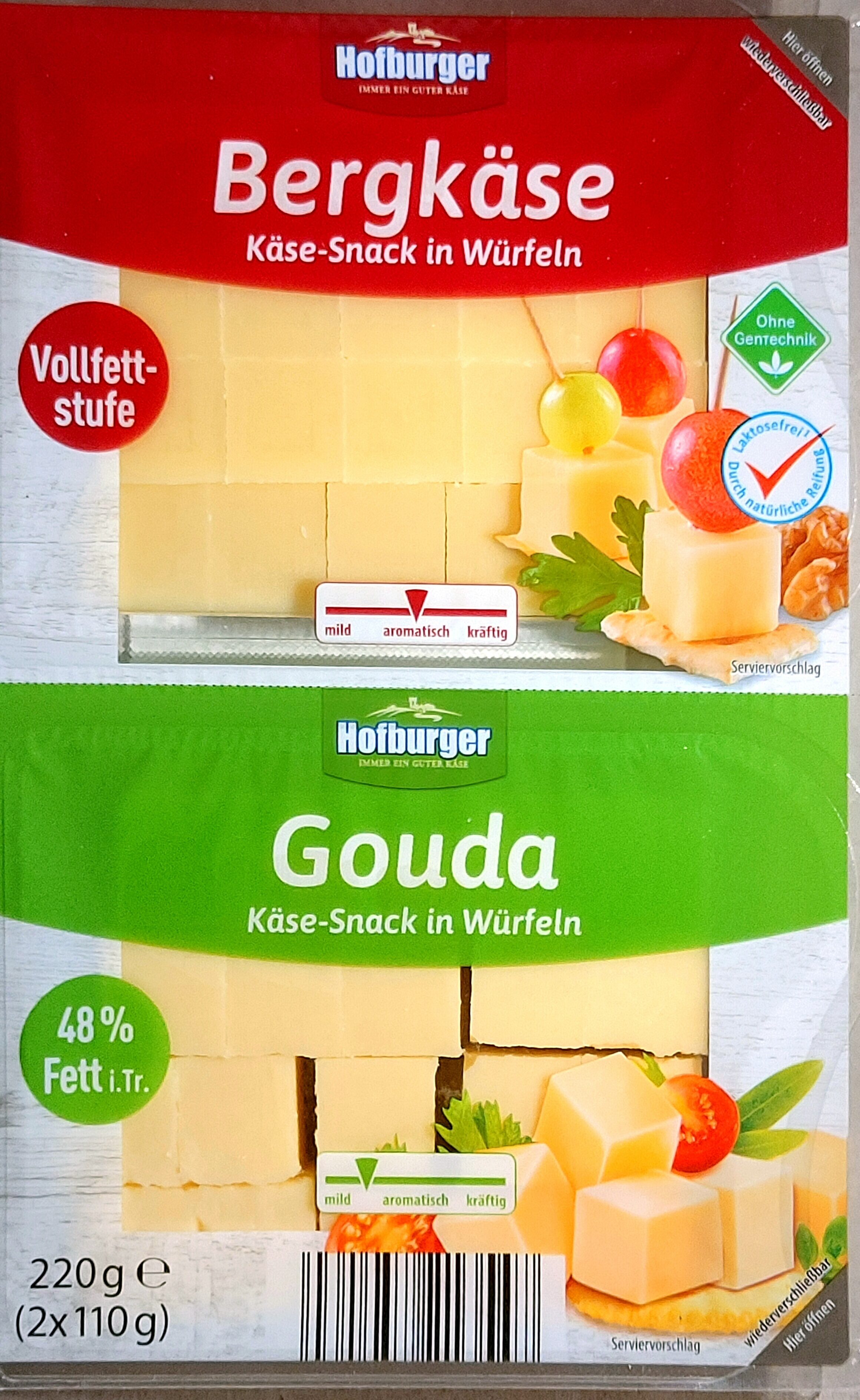 Käsesnack in Würfeln - Bergkäse & Gouda - Produkt