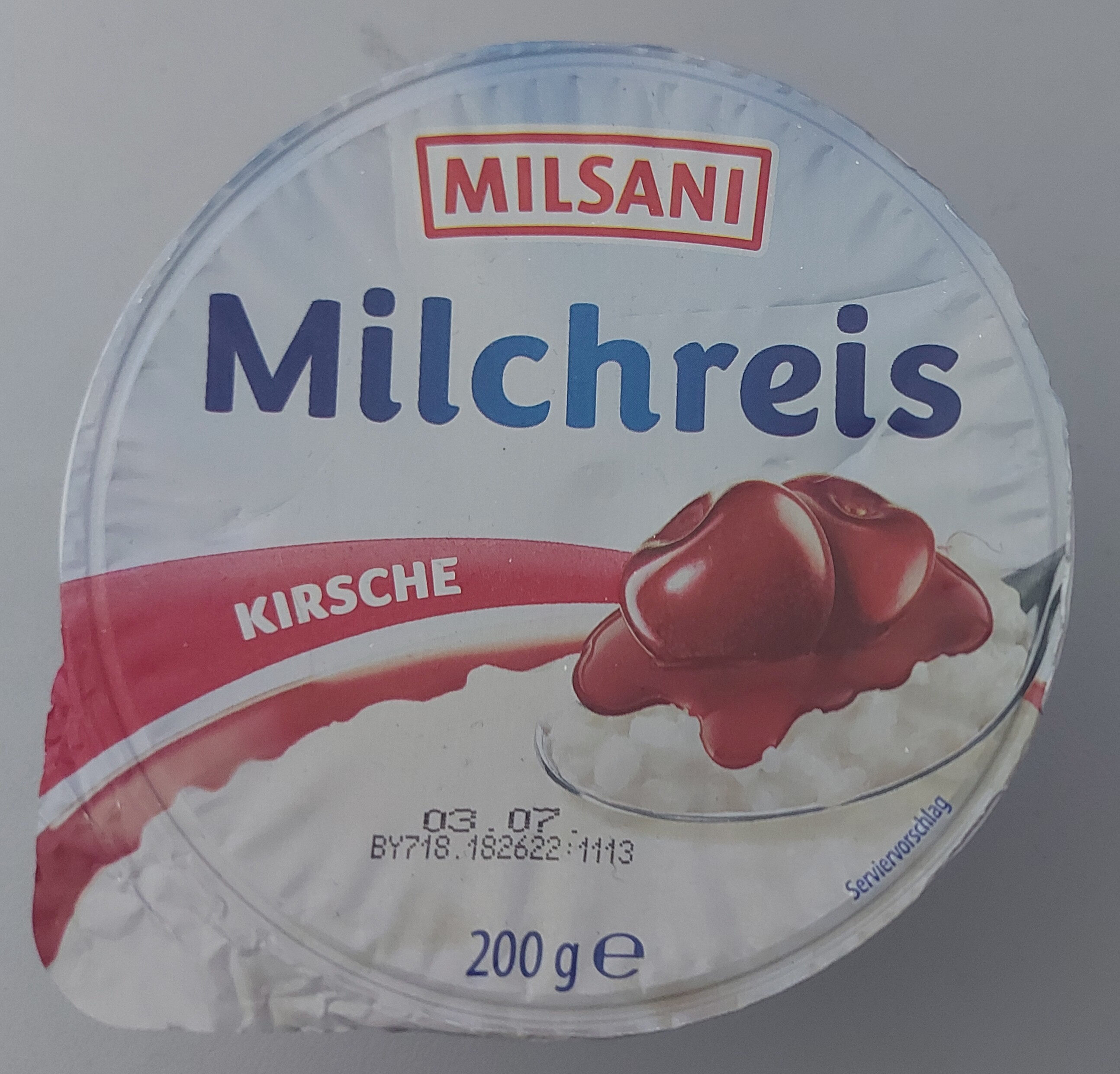 Milchreis Kirsche - Produkt