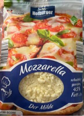 Mozzarella gerieben - Der Milde - Produkt