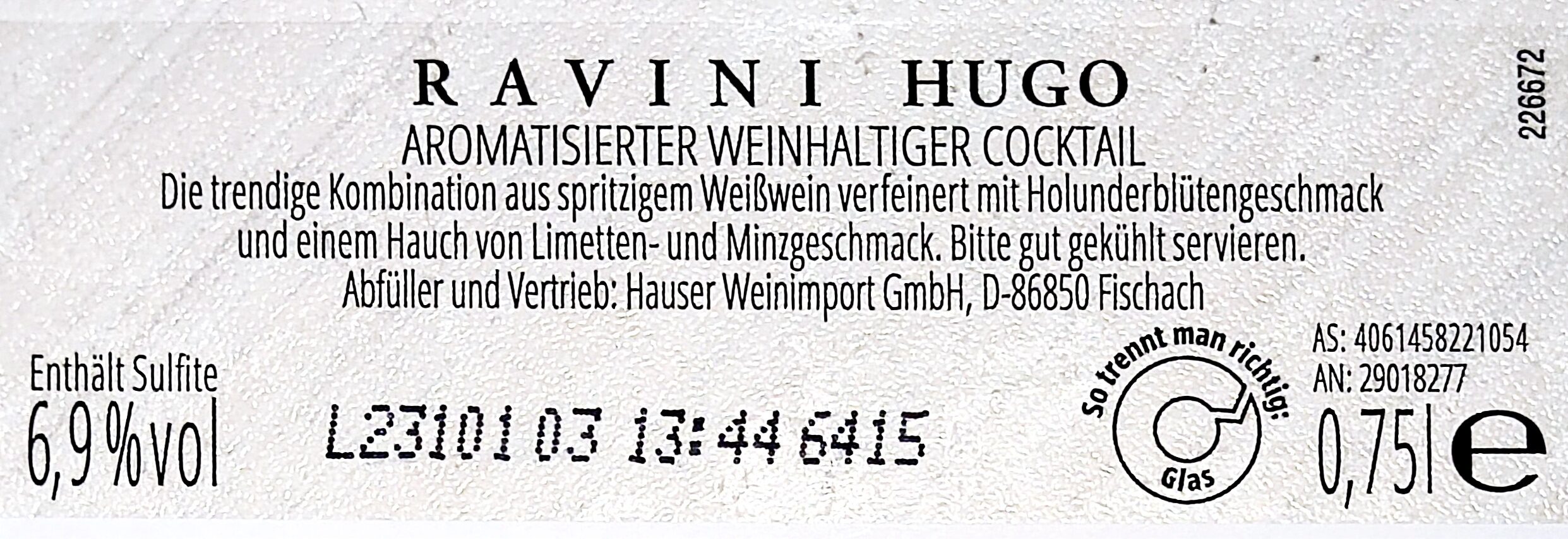 Hugo Classic - Ingrediënten - de