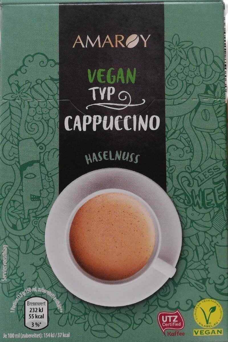 Vegan Typ Cappuccino - Haselnuss - Produkt