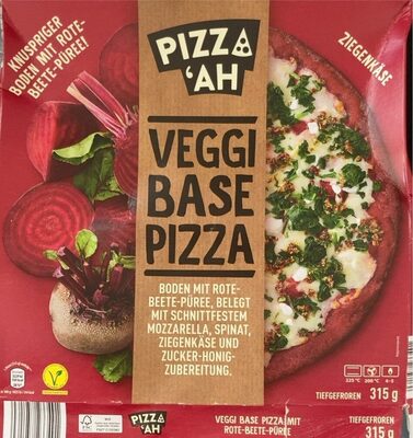 Veggi Base Pizza mit Rote-Beete-Püree - Product - de