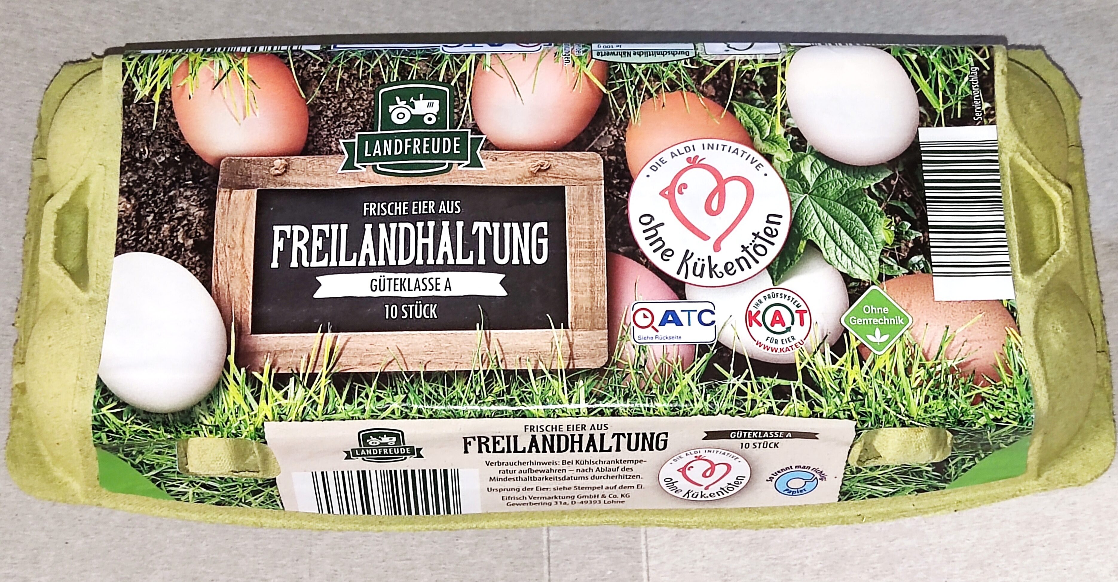 Frische Eier aus Freilandhaltung - Produkt