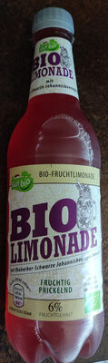 Bio-Limonade mit Rhabarber-Schwarze Johannisbeeregeschmack - Producto - de