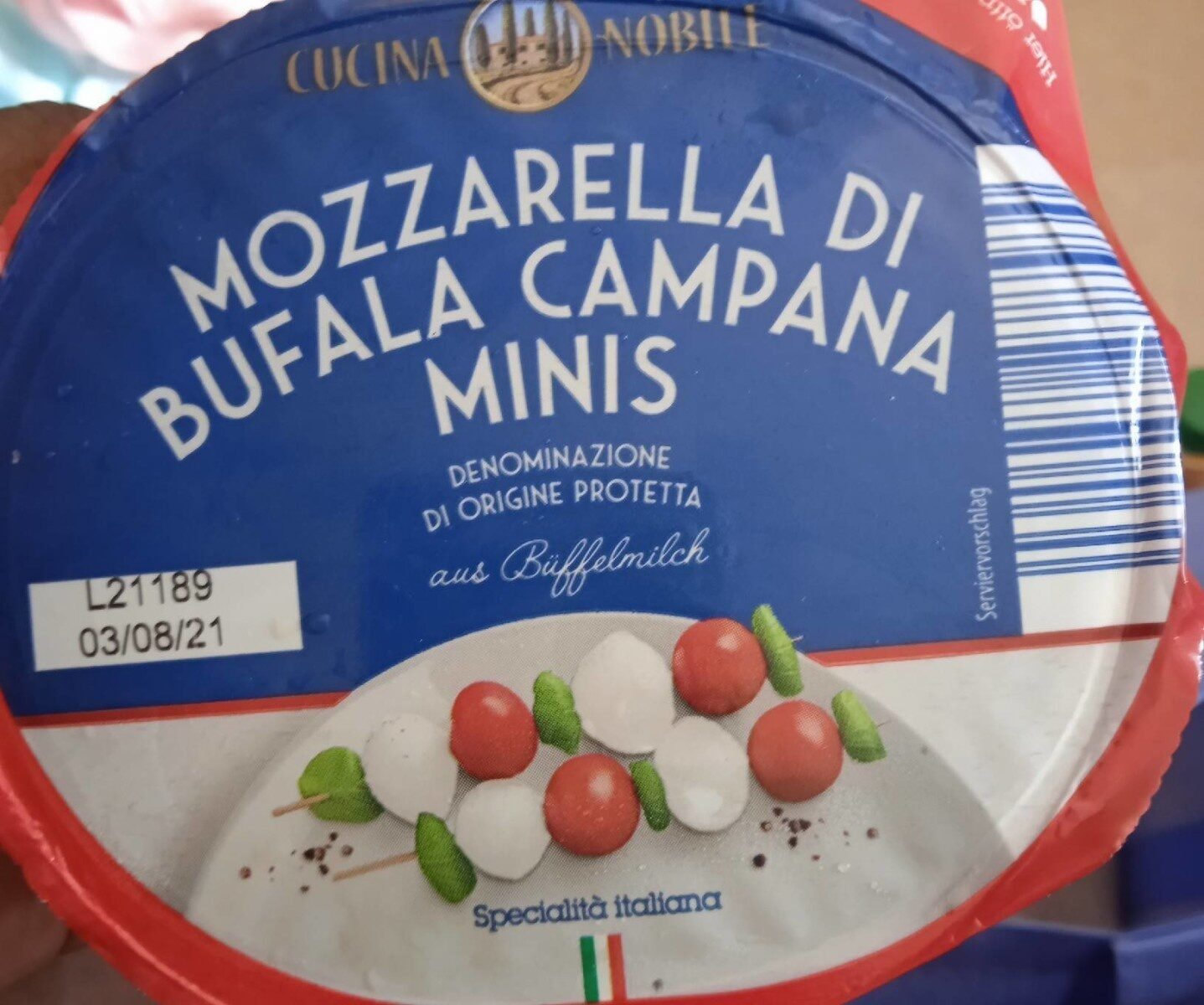 Mozzarella Di bufala campana minis - Produit