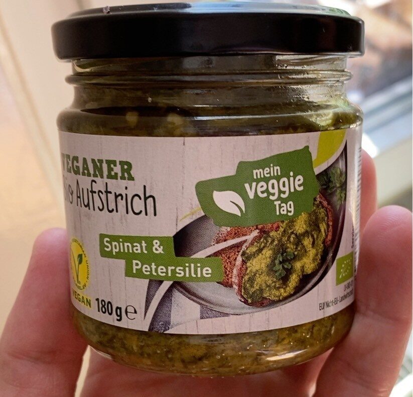 Veganer Bio Aufstrich - Spinat & Petersilie - Product - de