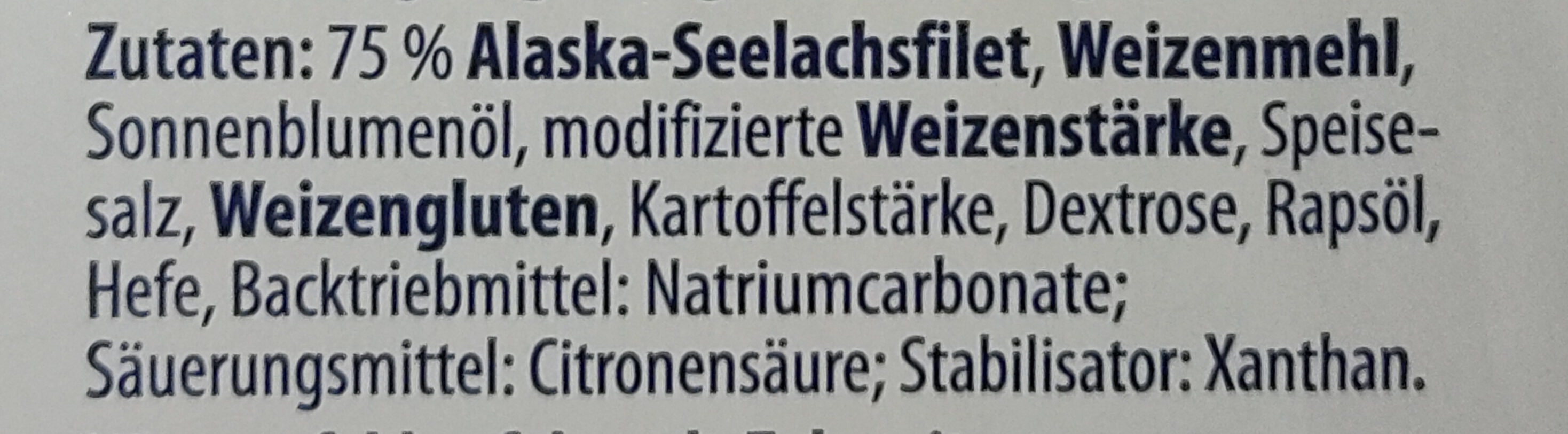 Knusper Backfisch - Ingredients - de
