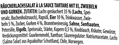 Räucherlachssalat à la Sauce Tartare - Zutaten