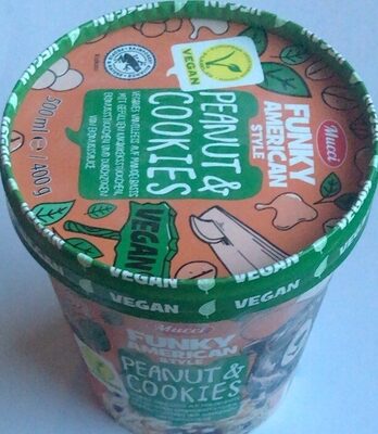 Funky American Ice Cream - Vegan Peanut & Cookies - Produkt