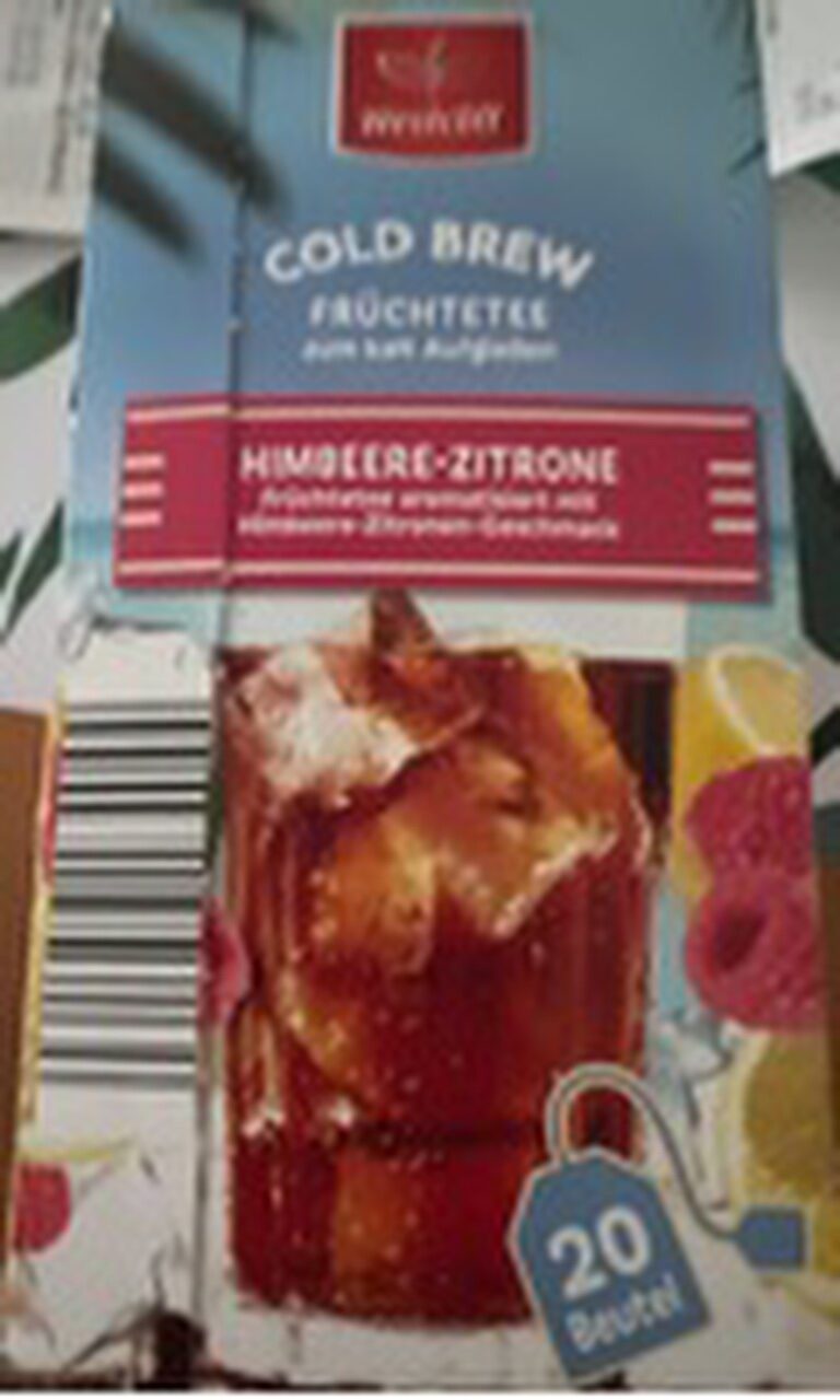 Cold Brew Früchtetee Himbeere-Zitrone - Produkt
