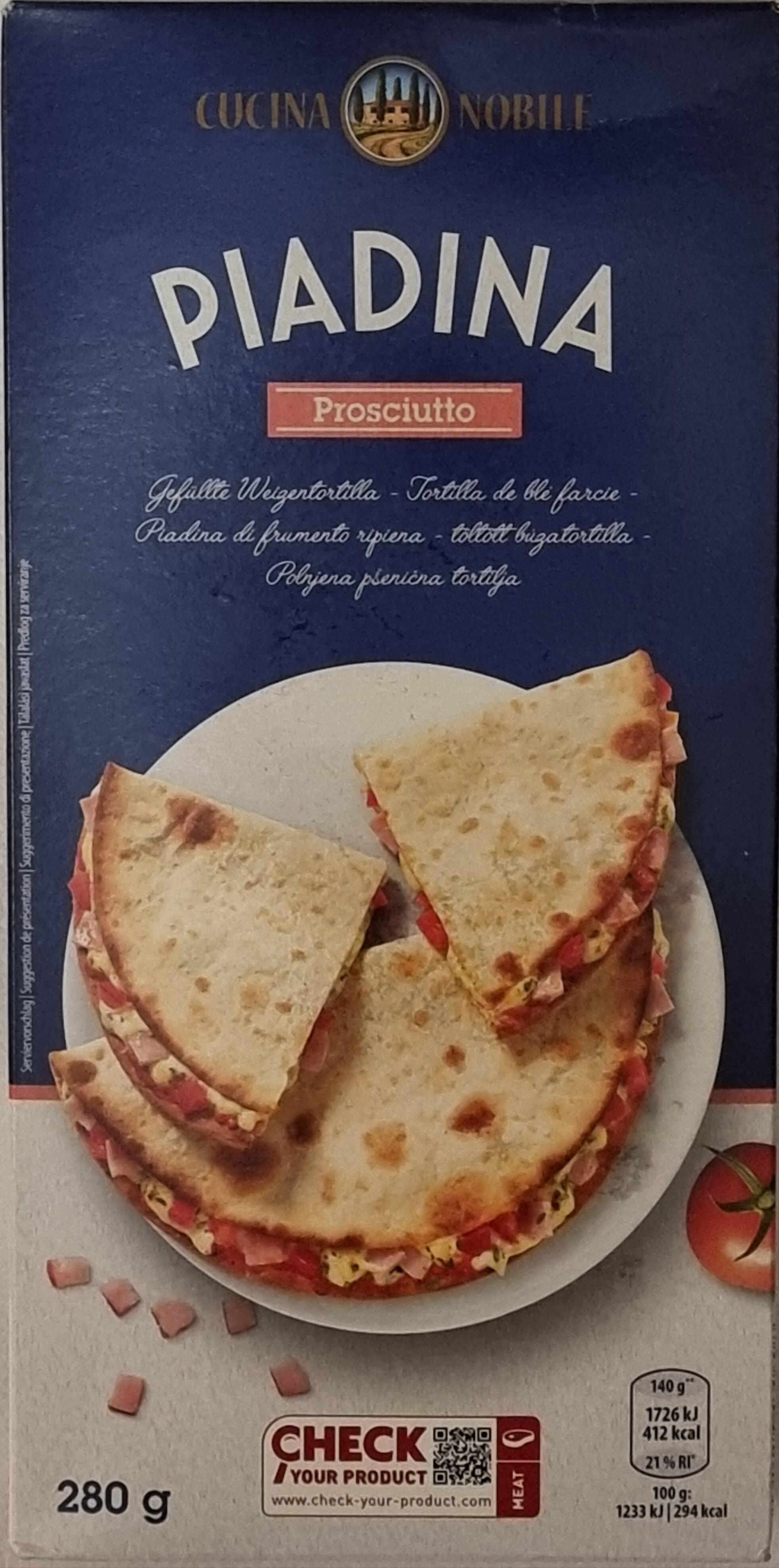 Piadina Prosciutto - Produkt