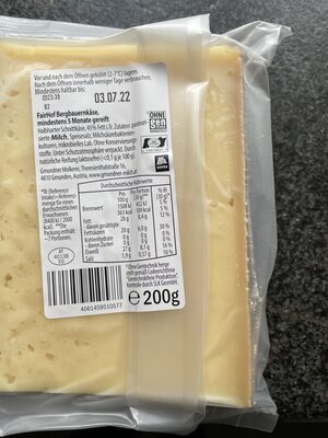 Bergbauernkäse Zenzi - Recycling instructions and/or packaging information - de