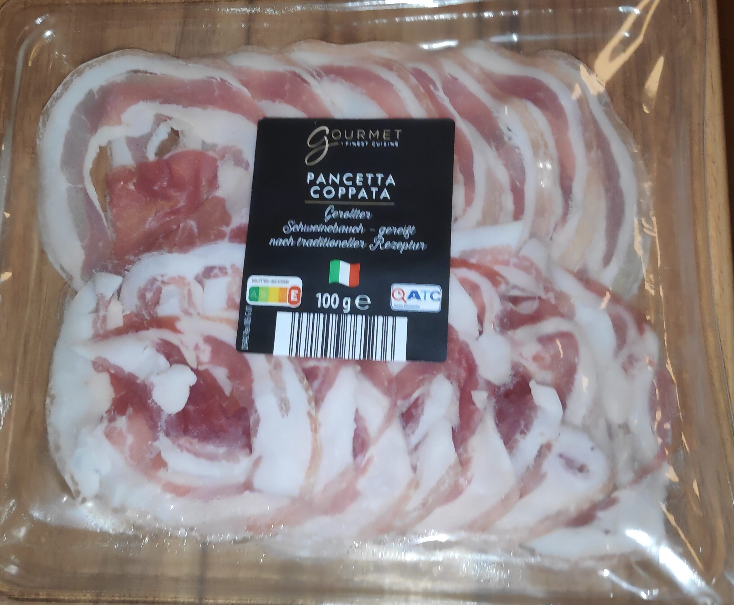 Pancetta Coppata (gerollter Schweinebauch) - Produkt