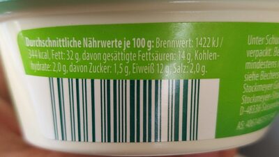 Streichzarte Leberwurst - Nährwertangaben