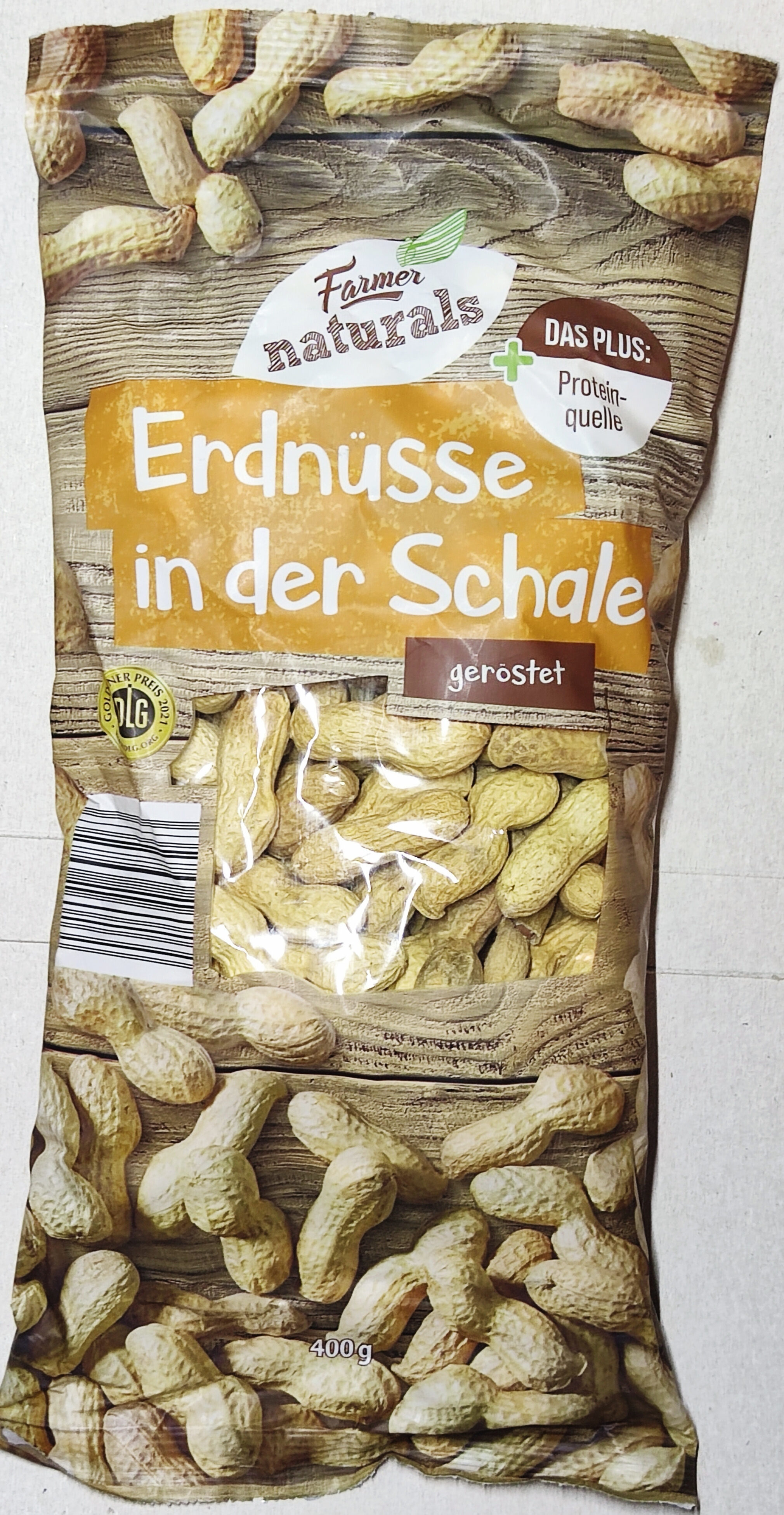 Erdnüsse in der Schale, geröstet - Produkt