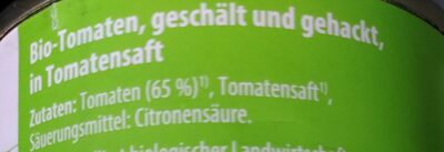Gehackte Tomaten - المكونات - de