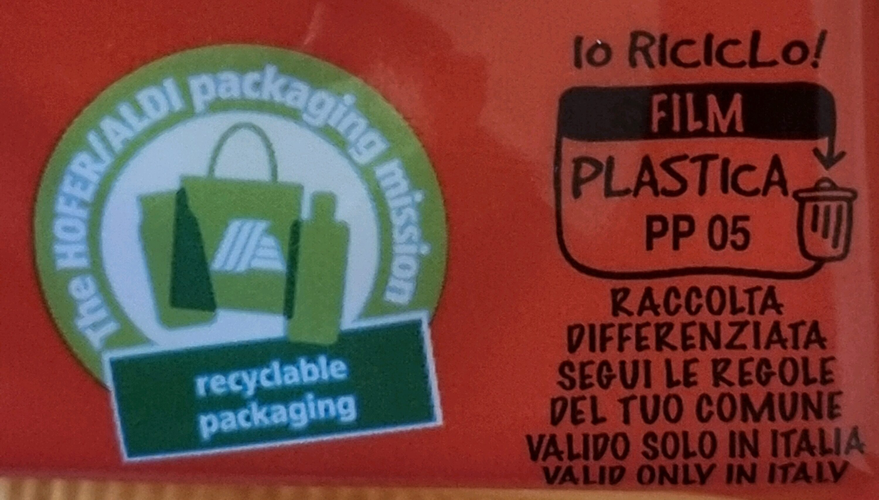 Peach Rings - Istruzioni per il riciclaggio e/o informazioni sull'imballaggio - de