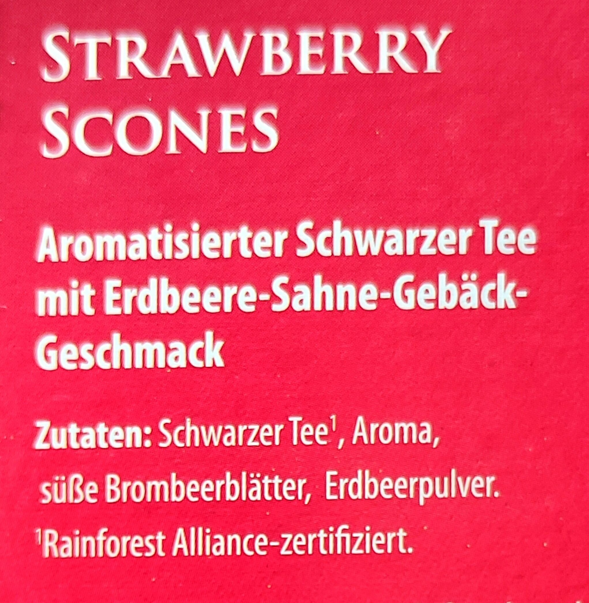 Strawberry Scones - Zutaten