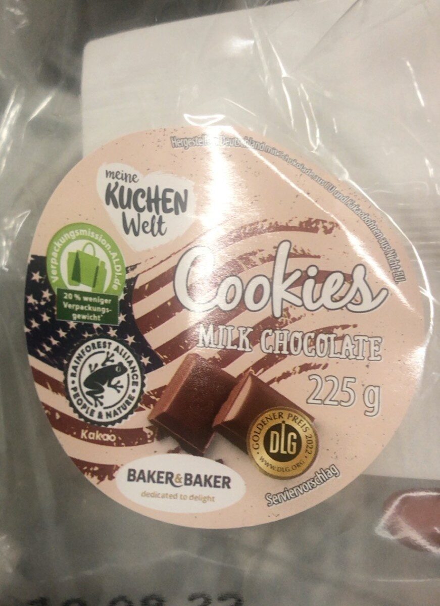 Cookies Milk Chocolate - Produkt