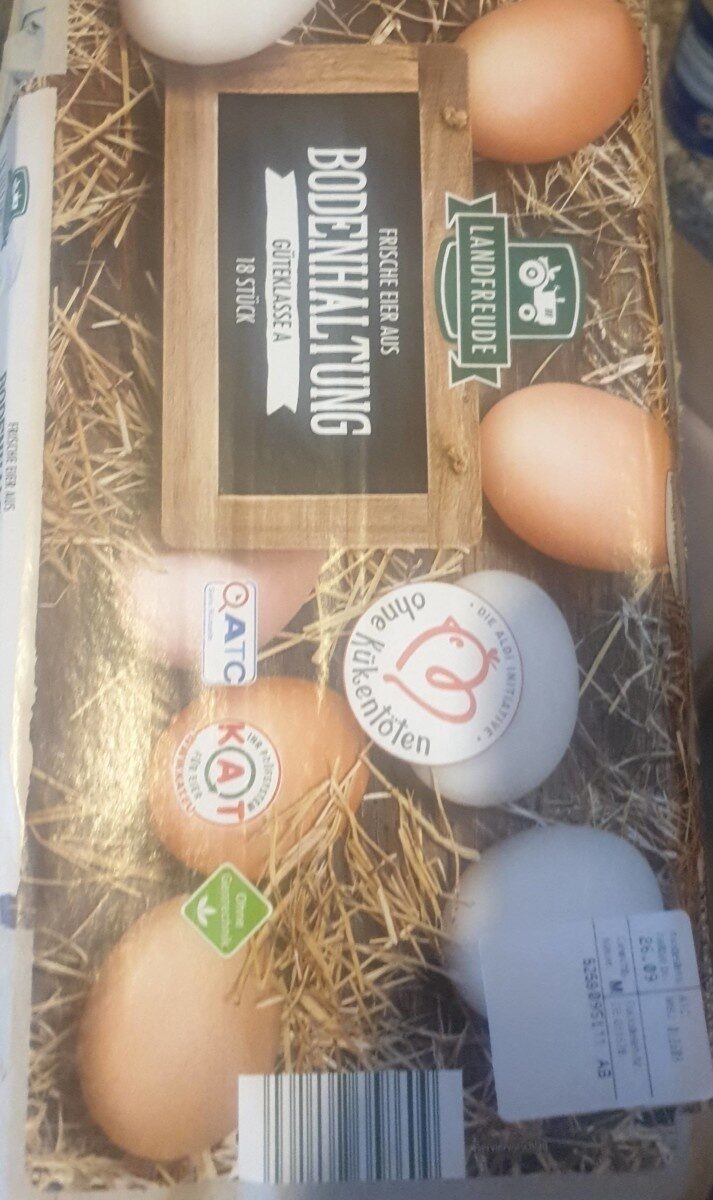 Frische Eier aus Bodenhaltung - Produkt