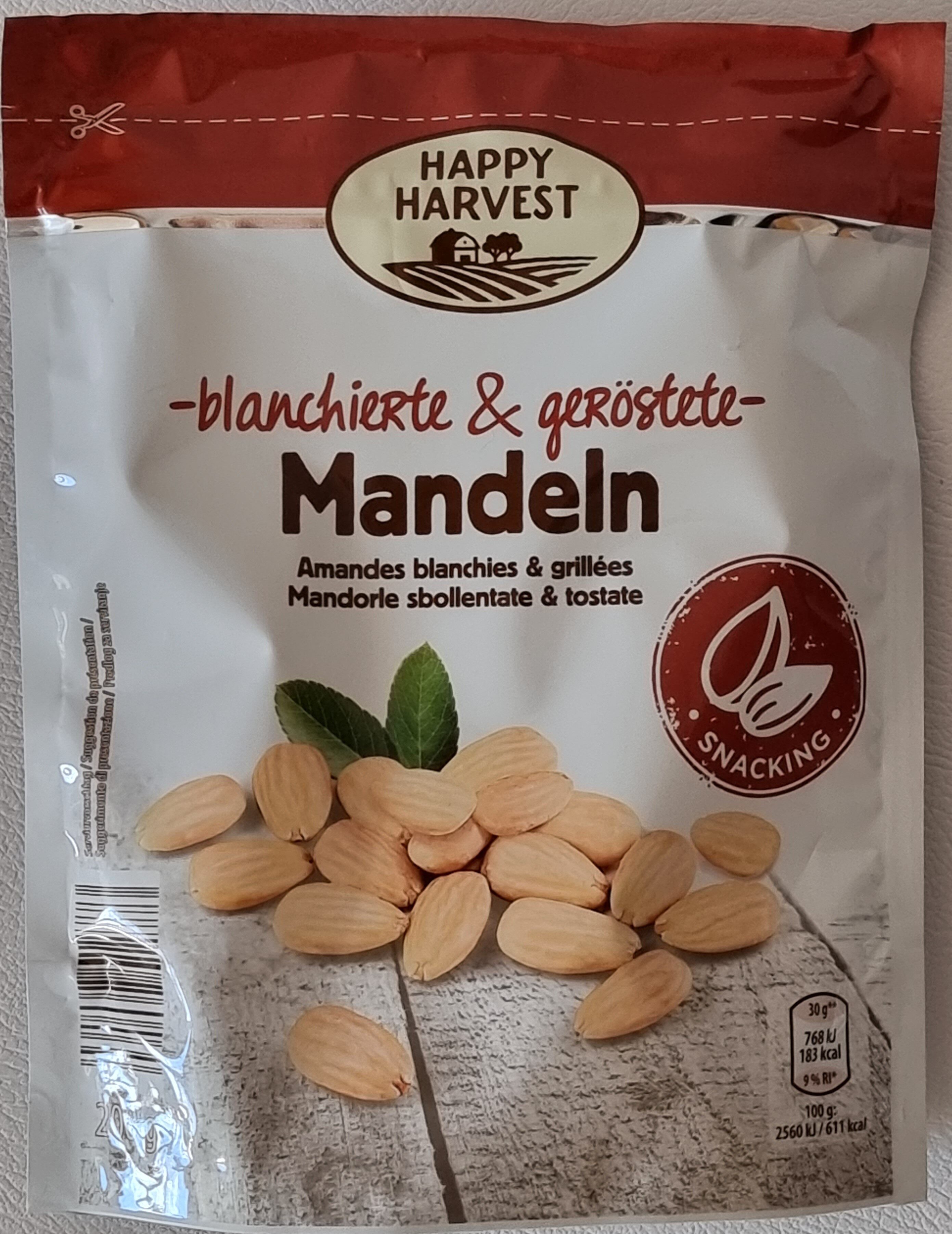Mandeln blanchiert & geröstet - Produit - de